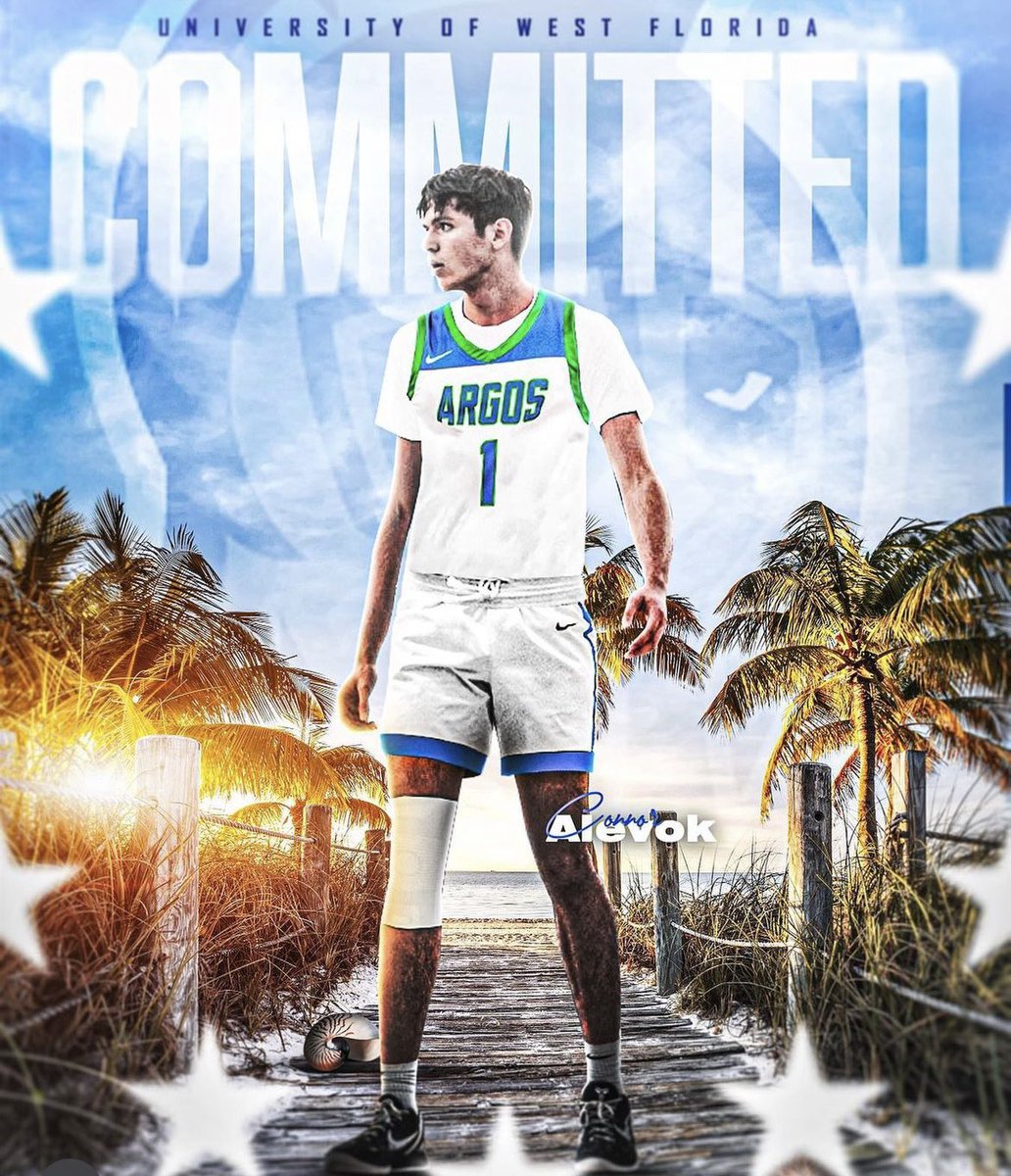 TeamWork_954's tweet photo. Huge Congratulations to Connor Alevok 6’10 ‘23 on his Commitment to West Florida ! Much Deserved ‼️ Signed and Sealed 💯 https://t.co/r4Ke7YYcsl