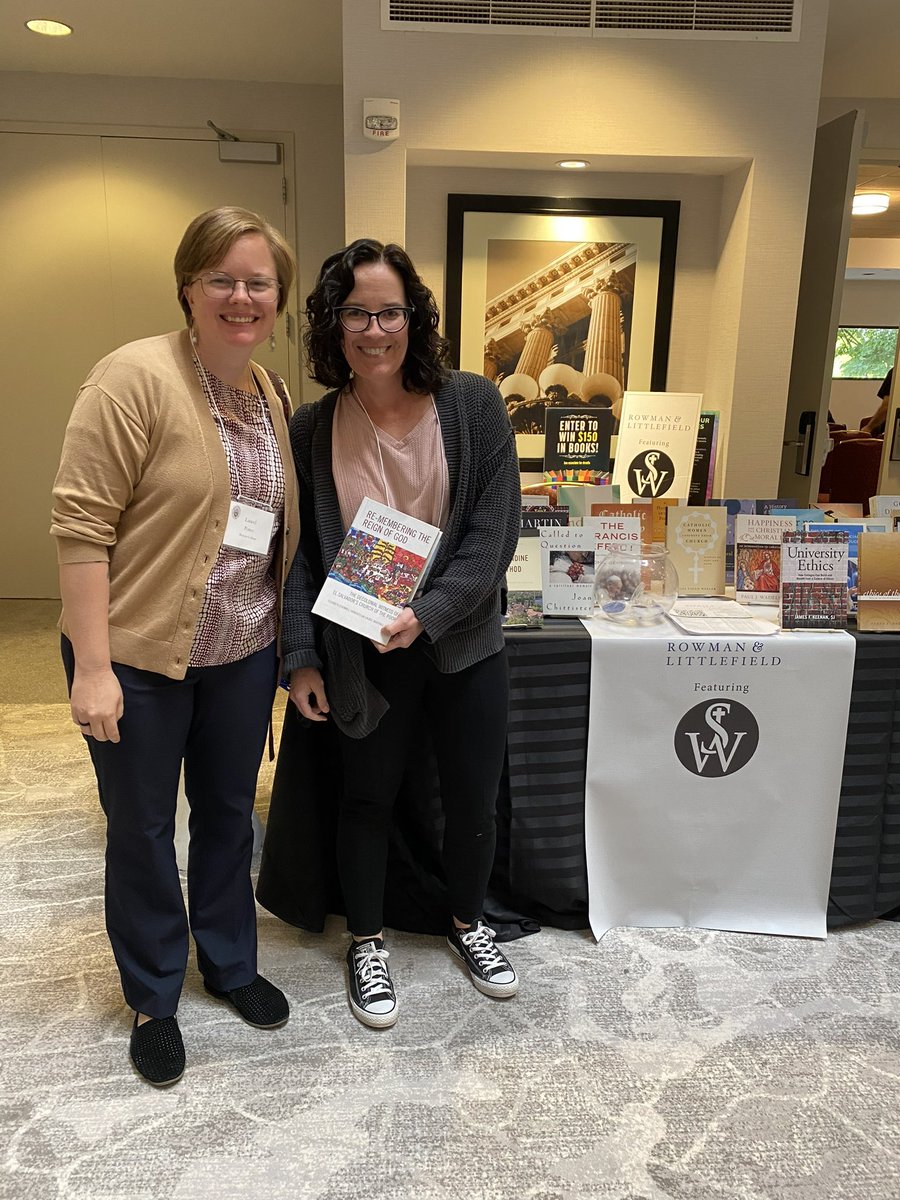 Rowman & Littlefield (@rlpublisher) on Twitter photo Co-authors Laurel Marshall Potter (l) <a href="/lmpotter/">Lisa Potter</a> and Elizabeth O’Donnell Gandolfo (r) at #CTSA2023 with their book “Re-Membering the Reign of God.” Co-authors Laurel Marshall Potter (l) <a href="/lmpotter/">Lisa Potter</a> and Elizabeth O’Donnell Gandolfo (r) at #CTSA2023 with their book “Re-Membering the Reign of God.”
