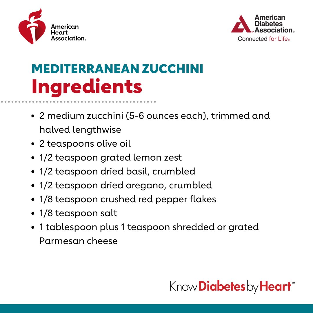 AmDiabetesAssn's tweet photo. With its sunny seasonings of fresh lemon zest, basil, oregano and red pepper flakes, this recipe is the perfect side dish for summer. https://t.co/VtdmmnZi2T 

#KnowDiabetesbyHeart https://t.co/YtHtD8poUe
