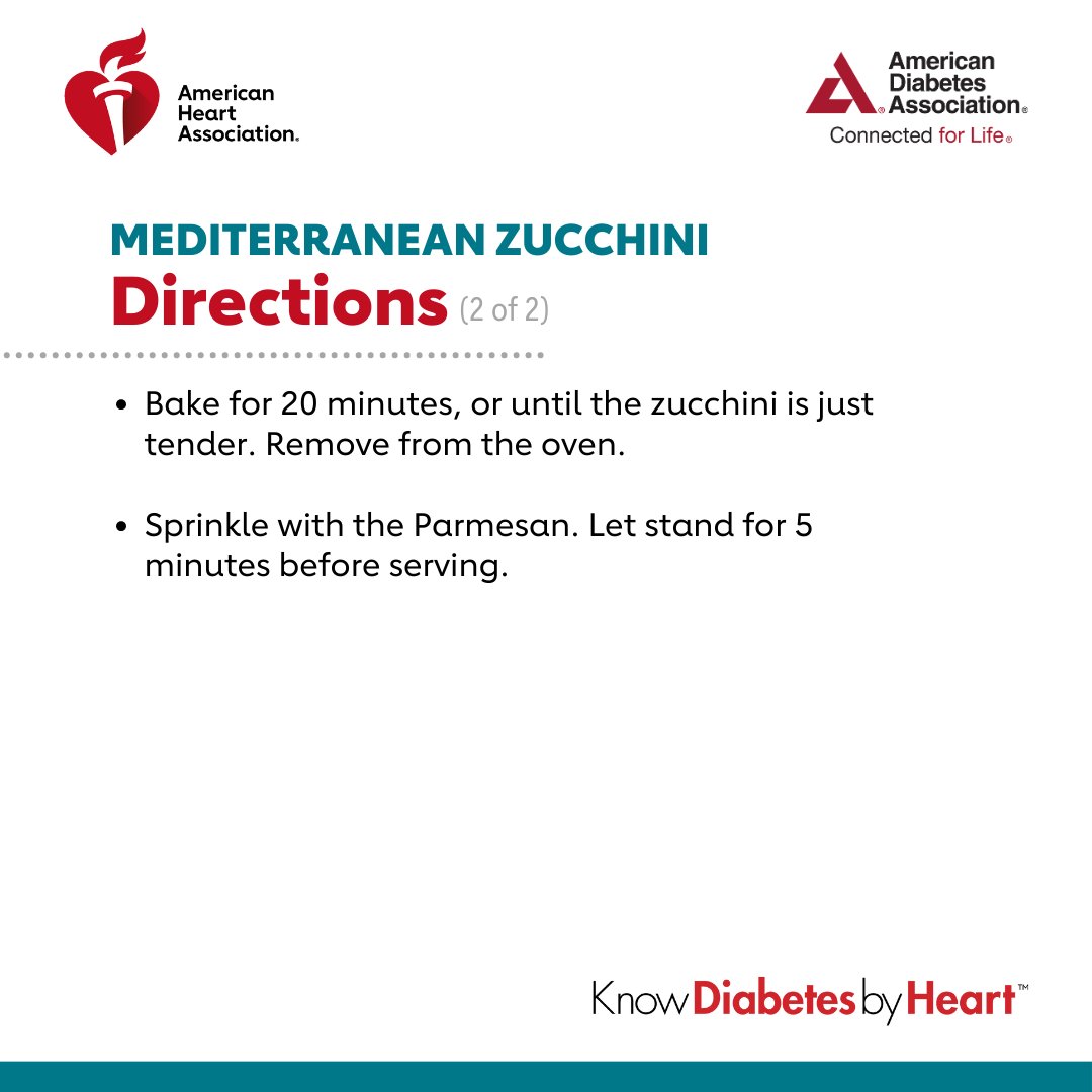 AmDiabetesAssn's tweet photo. With its sunny seasonings of fresh lemon zest, basil, oregano and red pepper flakes, this recipe is the perfect side dish for summer. https://t.co/VtdmmnZi2T 

#KnowDiabetesbyHeart https://t.co/YtHtD8poUe