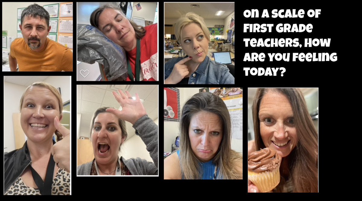 My Crew!!! CGE First Grade morning meeting emotional check in on the last day of school. I love my team!!! We rock you guys!! Thank you for the best year!@ChathamGroveES #onechatham