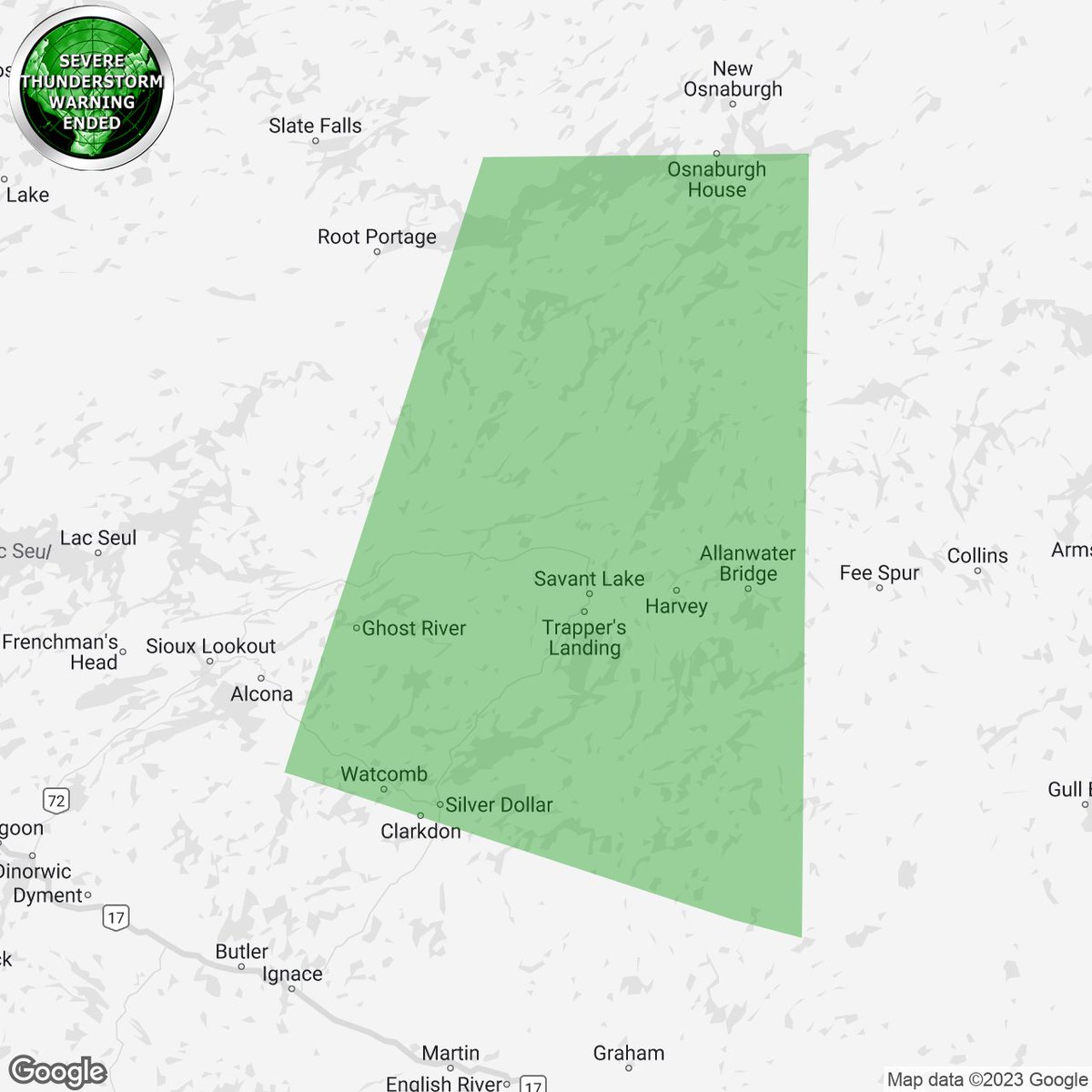 Instant Weather Northern Ontario tweet media