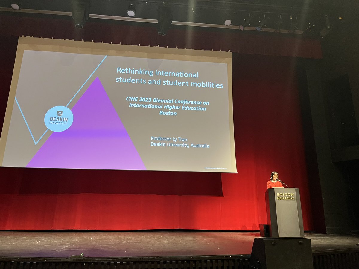 From colonisation to de-colonisation and re-colonisation in the Indo-Pacific to the #NewColomboPlan flipping the narrative on desired destinations

It’s fantastic to hear <a href="/LyTran18/">Ly Tran</a> in person reflecting on international student mobilities and government policymaking at #CIHE23