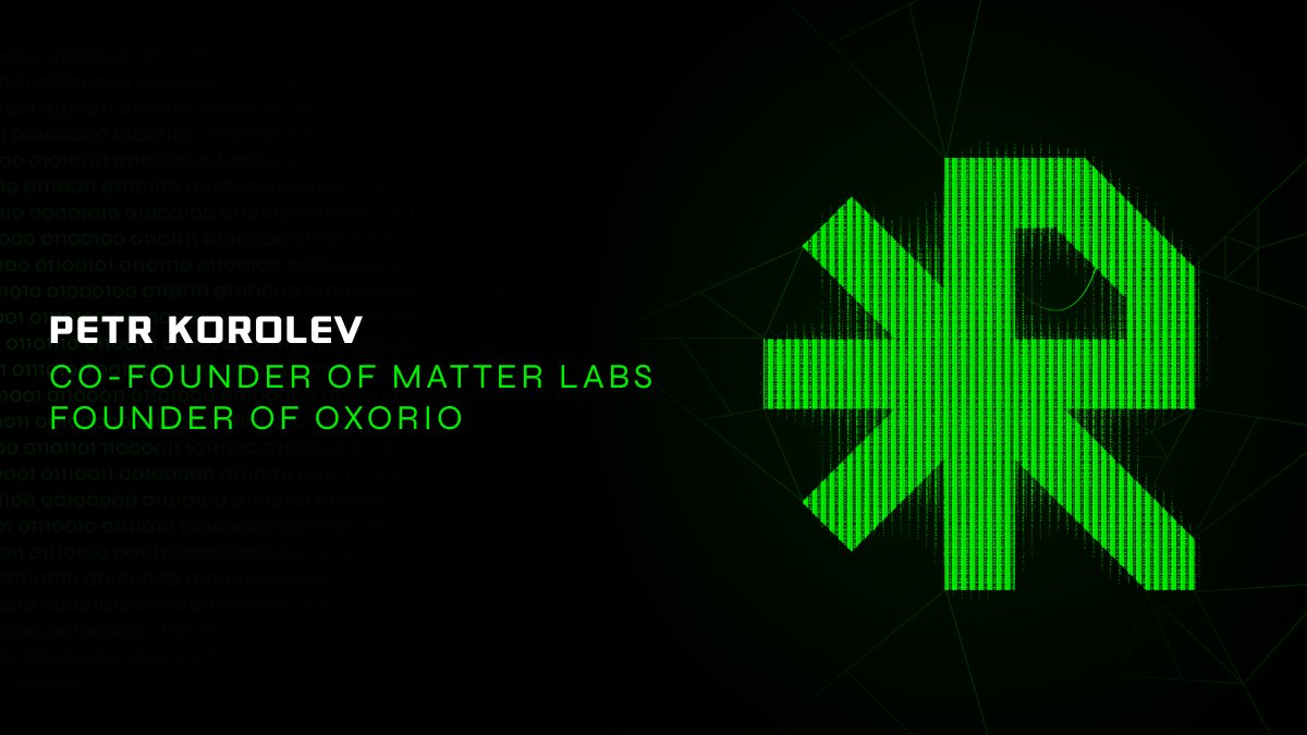 Rektoff. 
The new podcast episode is out now! 
Meet our guest: <a href="/skywinder/">Petr Korolev 🦇🔊</a> - the co-founder of <a href="/the_matter_labs/">Matter Labs (∎, ∆)</a> and founder of <a href="/0xorio/">OXORIO</a> 

Check it out: ⤵️
Spotify: open.spotify.com/show/6Qu5GvLFb…

Apple Podcasts: podcasts.apple.com/ca/podcast/rek…