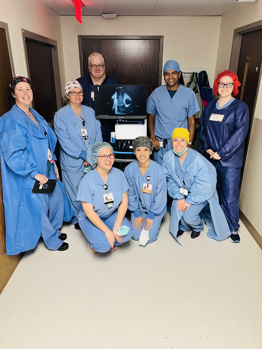 A2Z_EP's tweet photo. A great week of cases at Chippenham Hospital!

We enjoyed being the first hospital on the East Coast in US to use the new ViewMate Multi ultrasound system! 🙌

Many thanks to the staff for a great kickoff!

@saumilshahmd @RVA_mappers @AbbottCardio https://t.co/AtrWj9ftro