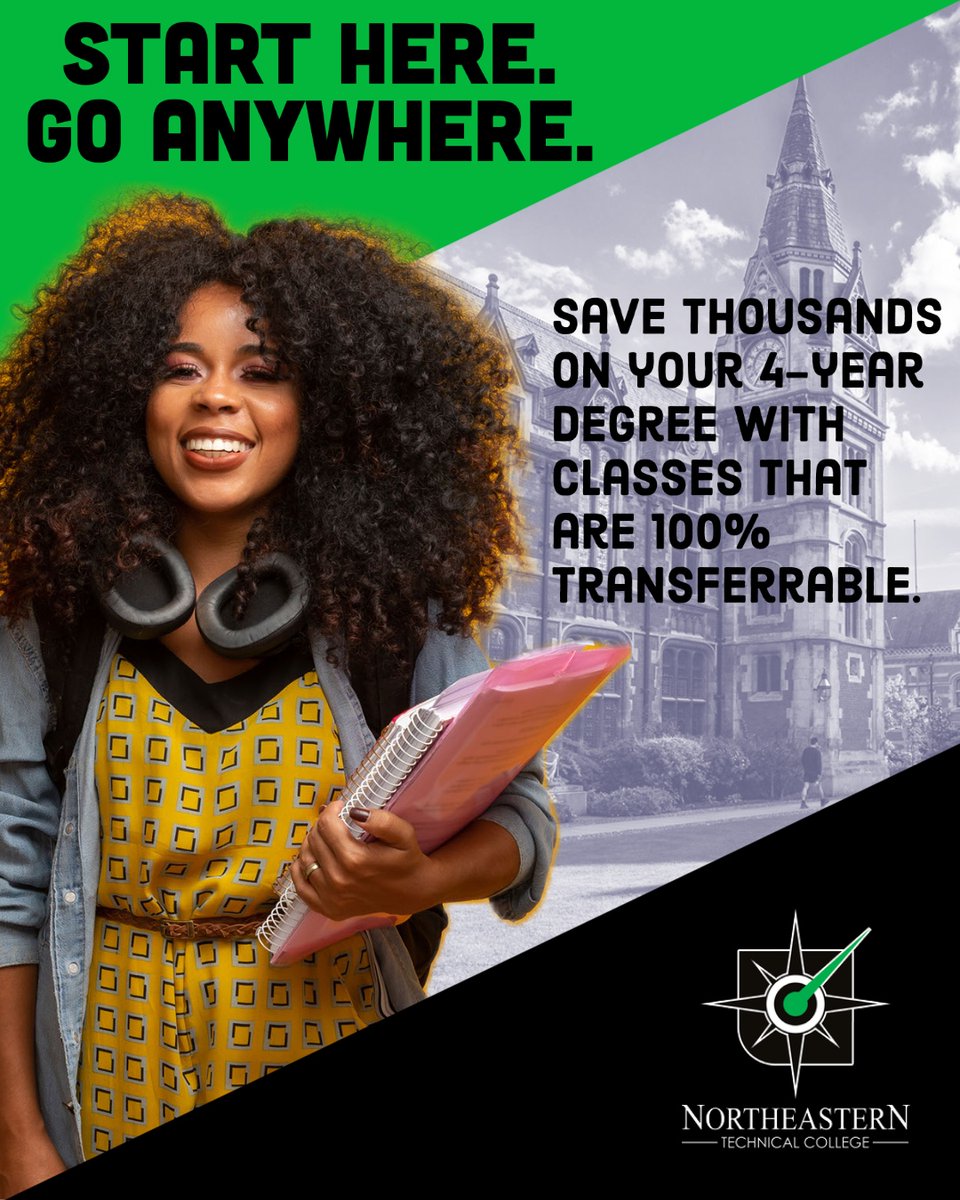 NETC_EDU's tweet image. Same college classes for less!! Choose classes on statewide transfer list and save time and money on your 4-year degree. Fall classes start August 14. Apply today at applyweb.com/netc/menu.html #NETC #Trailblazers #Collegetransfer