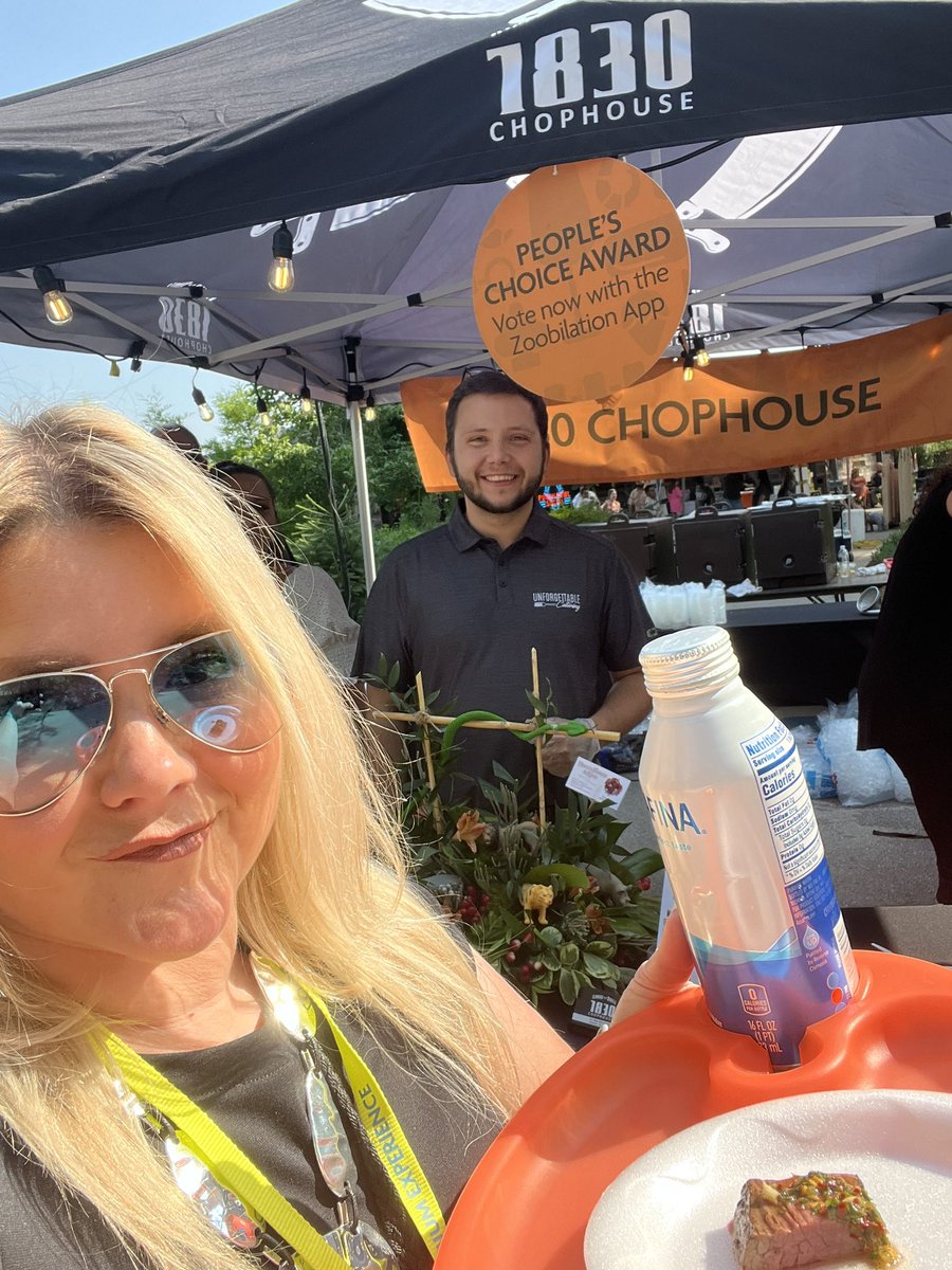 HelperToni's tweet image. Starting off #indyzoob with an amazing flank steak from 1830 Chophouse! YUM!