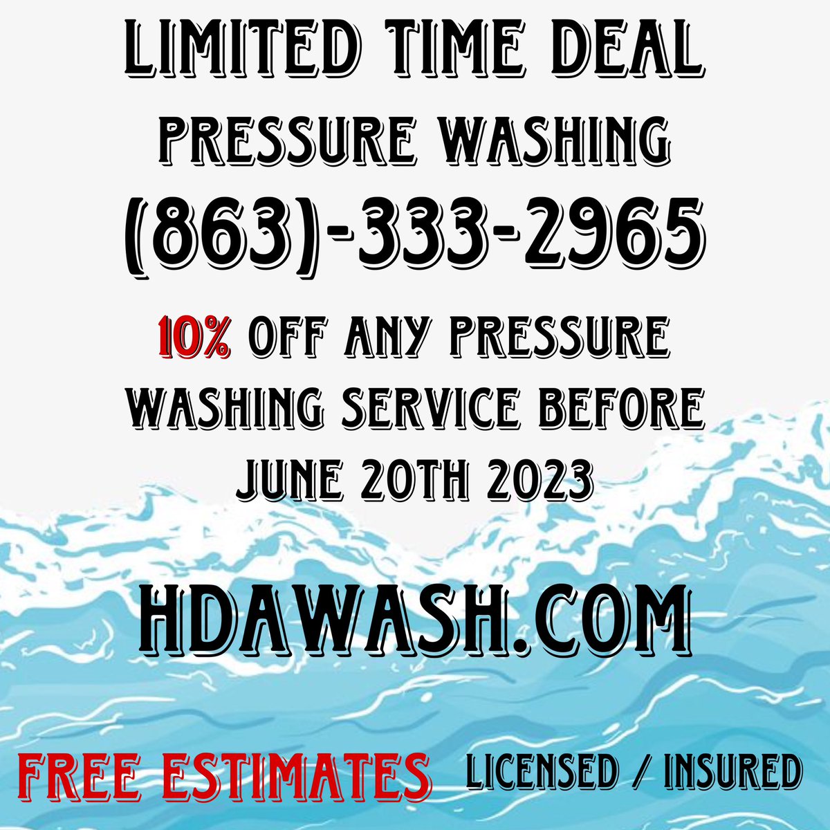 Contact us today! (863)-333-2965 #daytonabeach #pressurewash #housecleaning #roofcleaning