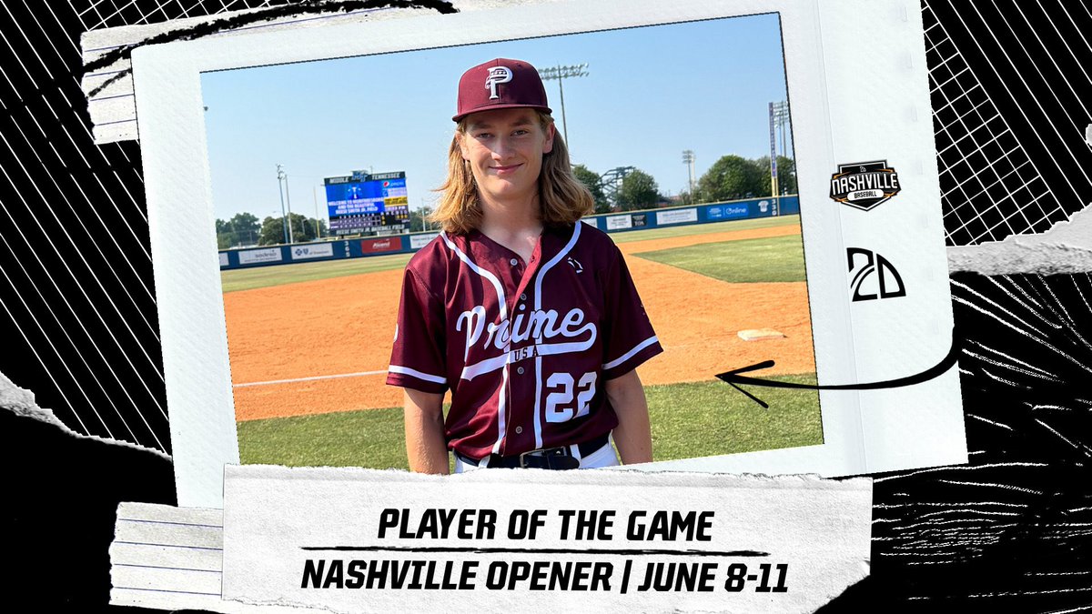 2D Sports Player of the Game (@2dsportspog) on Twitter photo ⭐️ PLAYER OF THE GAME ⭐️
Jackson Fitzwilson: CG 2H 0BB 0R 8K
Summer Team: <a href="/usaprimemid/">USA Prime Midsouth 17u</a>
#2DNashville
<a href="/2DsportsTN/">2D Sports Tennessee</a> ⭐️ PLAYER OF THE GAME ⭐️
Jackson Fitzwilson: CG 2H 0BB 0R 8K
Summer Team: <a href="/usaprimemid/">USA Prime Midsouth 17u</a>
#2DNashville
<a href="/2DsportsTN/">2D Sports Tennessee</a>