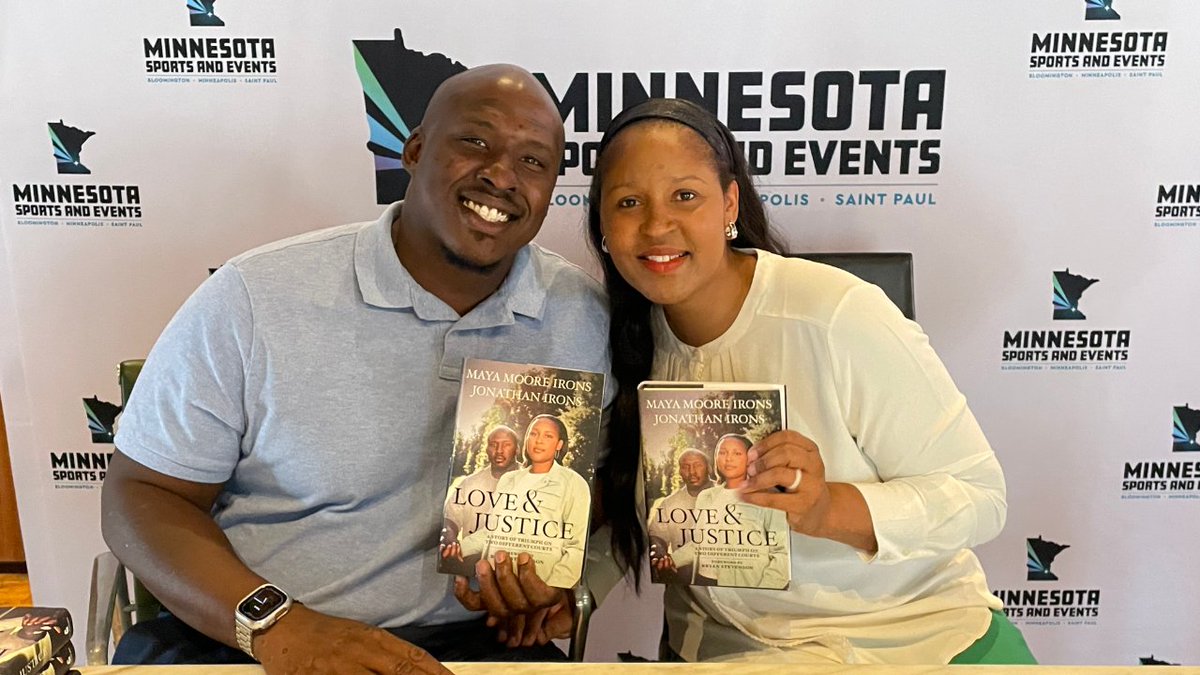Last night, former @minnesotalynx @MooreMaya and her husband Jonathan Irons shared their inspirational journey to pursue justice with the MNSE Champions Council. A truly special night & we can't wait to dive into