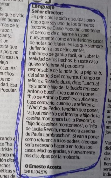 jmartinianoduar's tweet photo. Excelente carta de lectores. Es hora de decir BASTA a la propaganda neocomunista que nos terminó hartando. Y lo único que han hecho es arruinar el país https://t.co/FTOoDor3ps