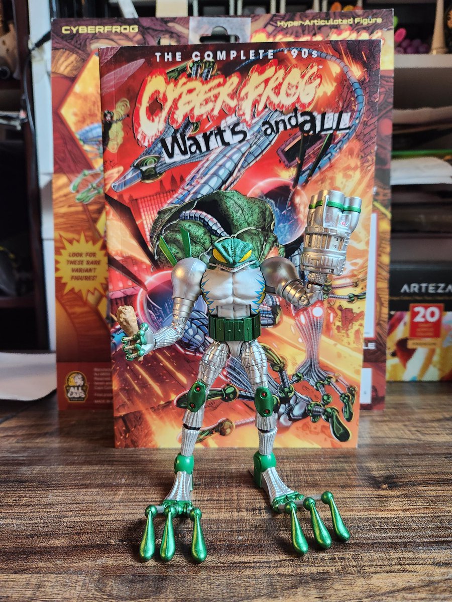 Look what came in the mail today. This toy is AMAZING! To all the trolls who mocked EVS for trying to do it, suck it losers. Thanks @EthanVanSciver #comicsgate #toys #indiecreators