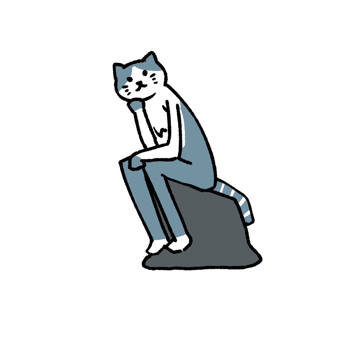 「#本ミリバール 本当に顧客が必要だったのか考える猫」|honmirinのイラスト