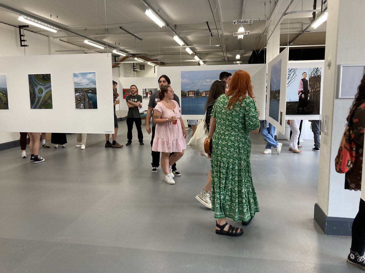 Fantastic opening of our graduate show tonight &amp; launch of PentaPrism magazine #10 - Really great to see so many including students past &amp; present <a href="/SolentUni/">Southampton Solent University</a>
