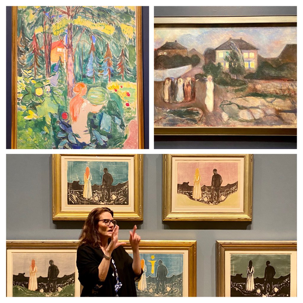 NorwayNYC's tweet photo. Happy to be at @the_clark at the opening of the Trembling Earth exhibition. The first to focus on Edvard Munch’s works showing his fascination with the existential meaning of nature. Next @MuseumBarberini and @Munchmuseet https://t.co/OENWhkU6FW