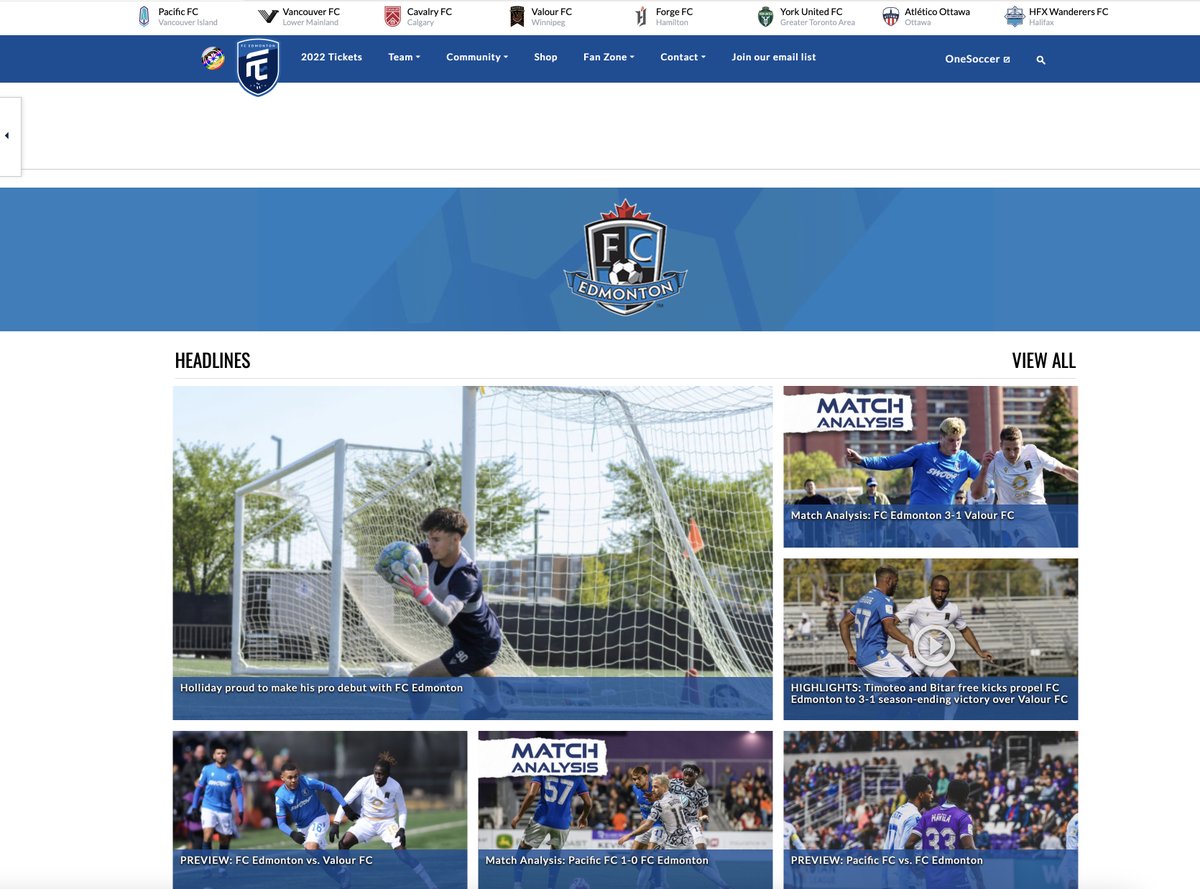 Kudos to the #FCEd staffer who changed the banner on the website to the team's old logo before leaving the office for the last time