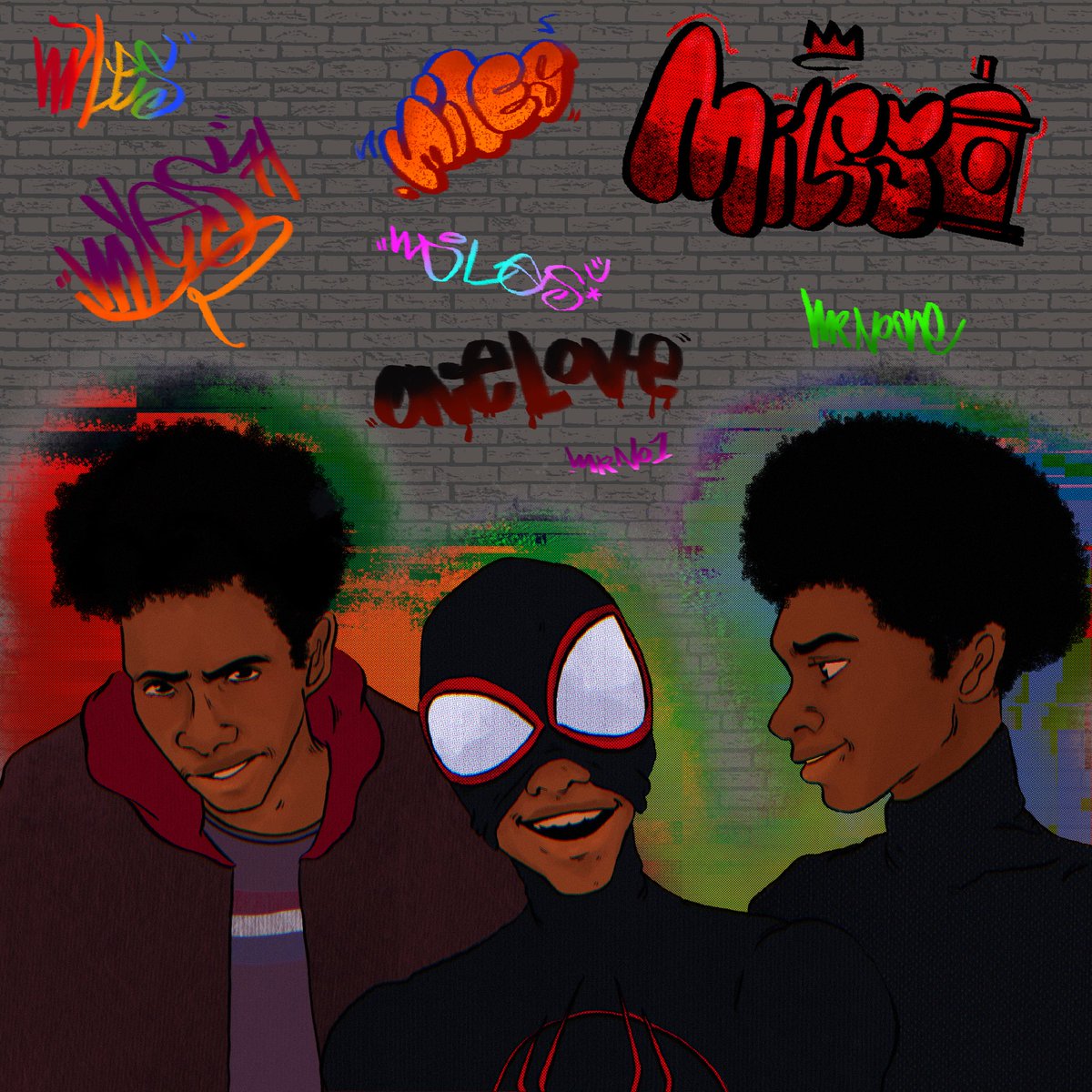 leafcooler's tweet image. atsv was so amazing posting my miles drawing here :] 
#AcrossTheSpiderVerse #MilesMorales