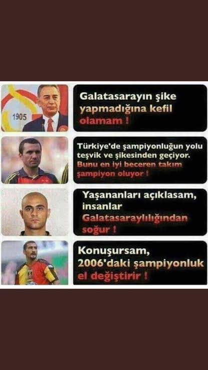 Biz demiyoruz kendileri diyor #şike 
 🤫🤫🤫 sizi gidi yandan çarklılar. 
<a href="/GalatasaraySK/">Galatasaray SK</a>
