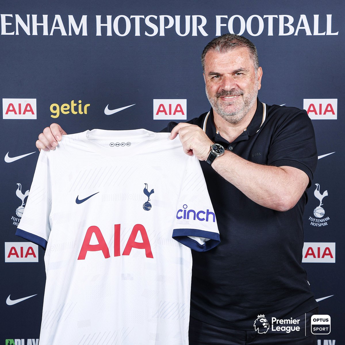 Ange Postecoglou. Tottenham Hotspur.

It begins 😍

#PL #OptusSport