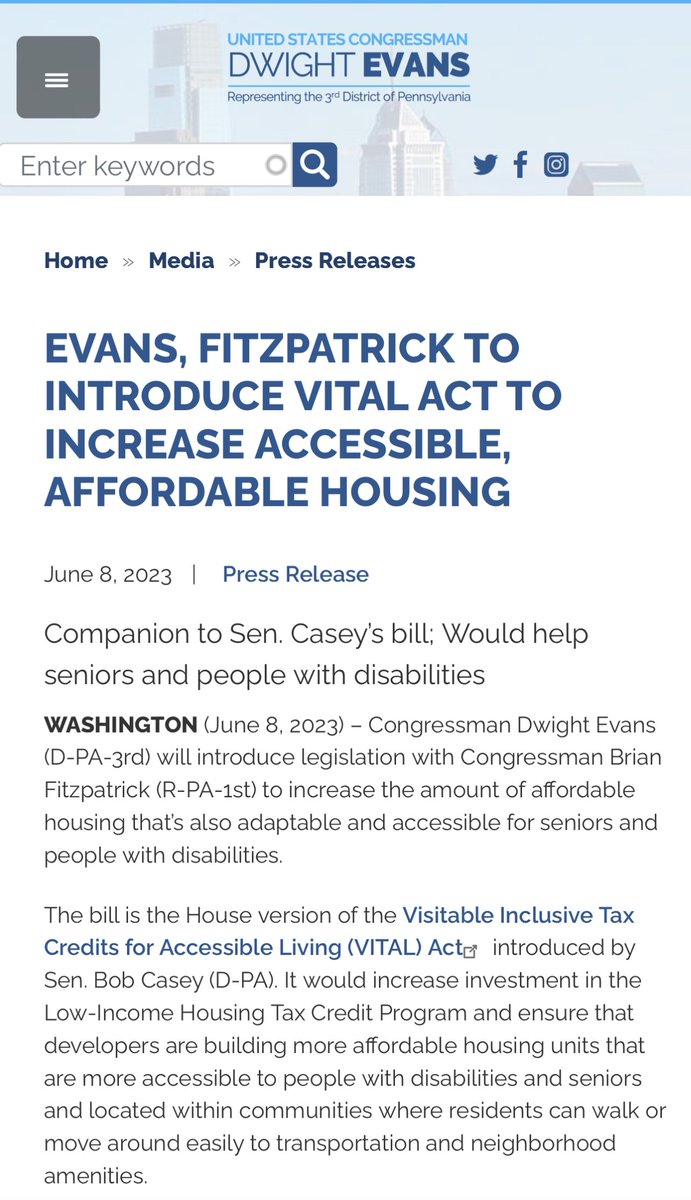 TheKelseyMore's tweet photo. Yesterday was SF Groundbreaking & bipartisan House intro of the VITAL Act from @RepDwightEvans & @RepBrianFitz! Thank you for your leadership in making bicameral #disabilityforward LIHTC #housing reform a reality. More #VITALhousing advocacy ahead! https://t.co/FrbDGVvgUr https://t.co/J3rfAo18n9