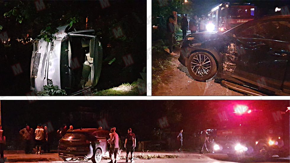 Sapanca ilçesinde panelvan minibüs ile SUV aracın çarpışması sonucu 2 kişi yaralandı