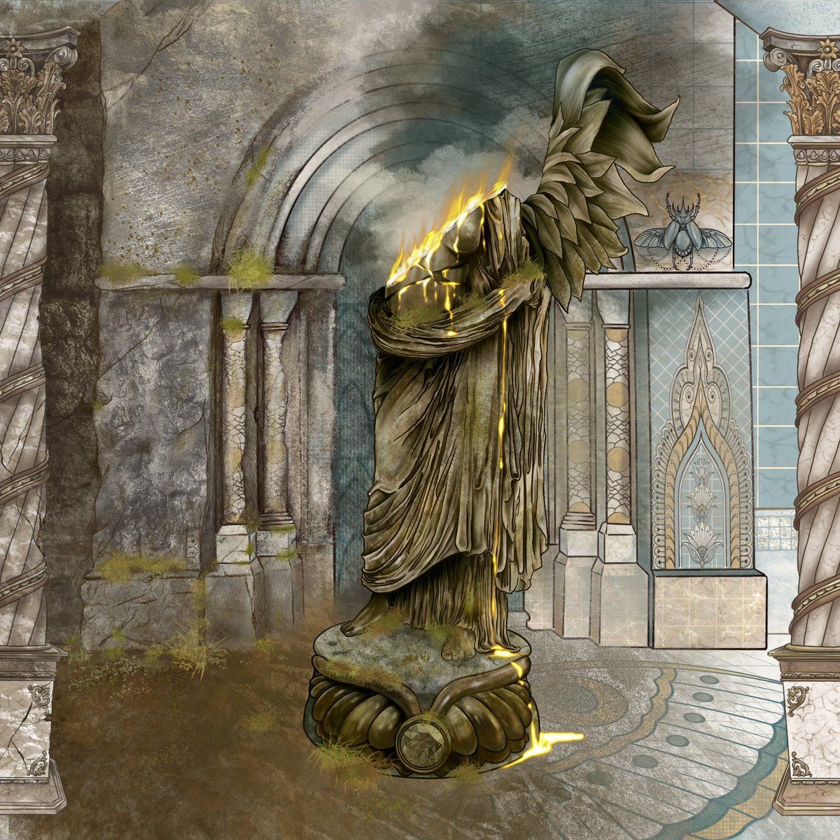 "The Bell Witch," our 5th installment in this new collection of songs, will be slamming your ear holes June 16th. 

Prepare thyselves.

🎨: Brain Larsh