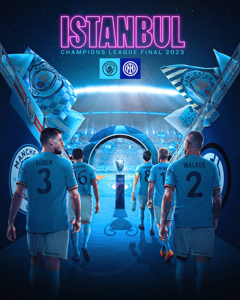 It's time! ⌛️

 #ManCity | #UCLfinal