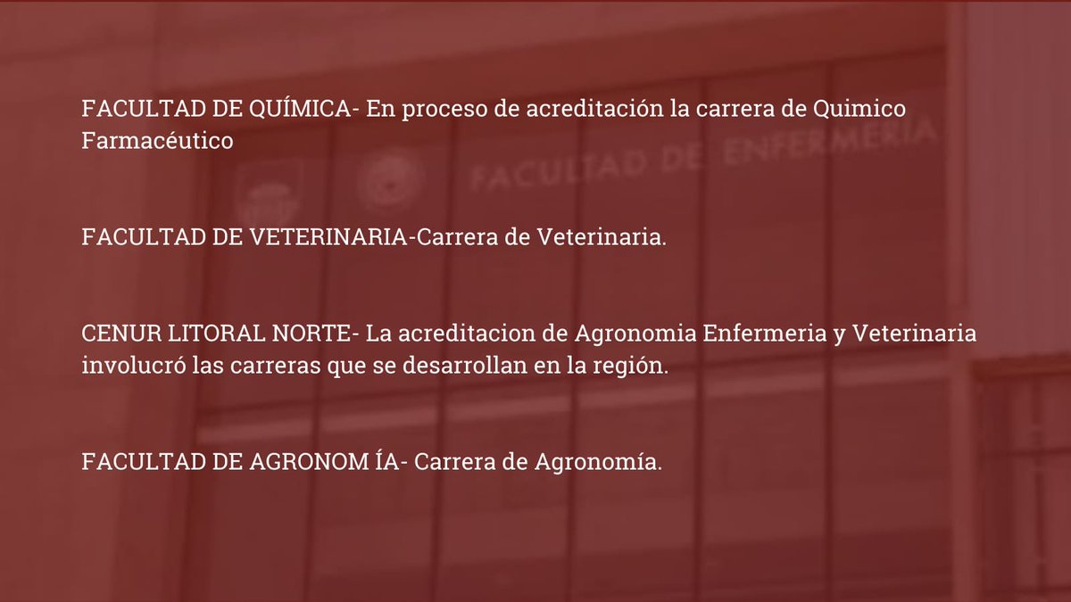 Ceciliadrc's tweet photo. Todas estas carreras están acreditadas ¡Y nuestra #fenf también!
¿Te gustaría saber más? ⬇️

https://t.co/iHEGDika2M

#Udelar
#Fenfreacredita https://t.co/8BuzzYWhYY
