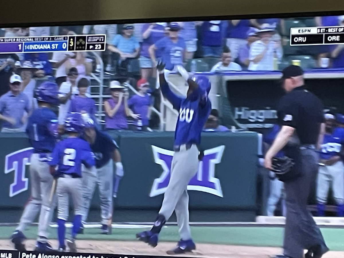 A young child having fun in the dugout with the team. What a concept. Nick Sucks. #iubase