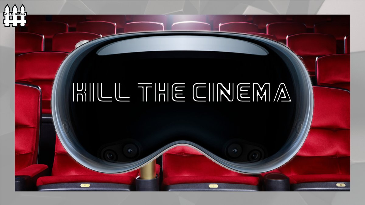 Will The Apple Vision Pro Kill The Cinema youtu.be/m2og5wieYoM #apple #AppleVisionPro #cinema