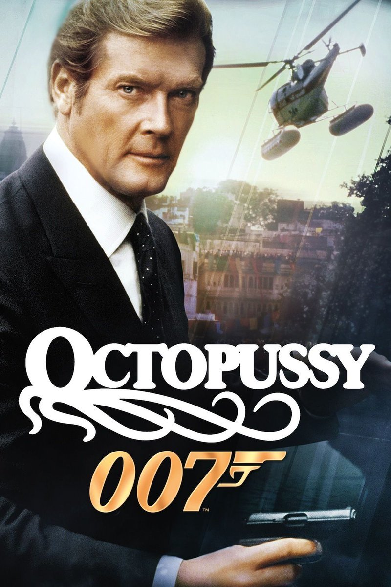 #TodayInMovieHistory (June 10):
#Octopussy (1983).
40th Anniversary!
It is the sixth to star Roger Moore as 007.
Do you think it is an underrated James Bond movie?
#JamesBond.