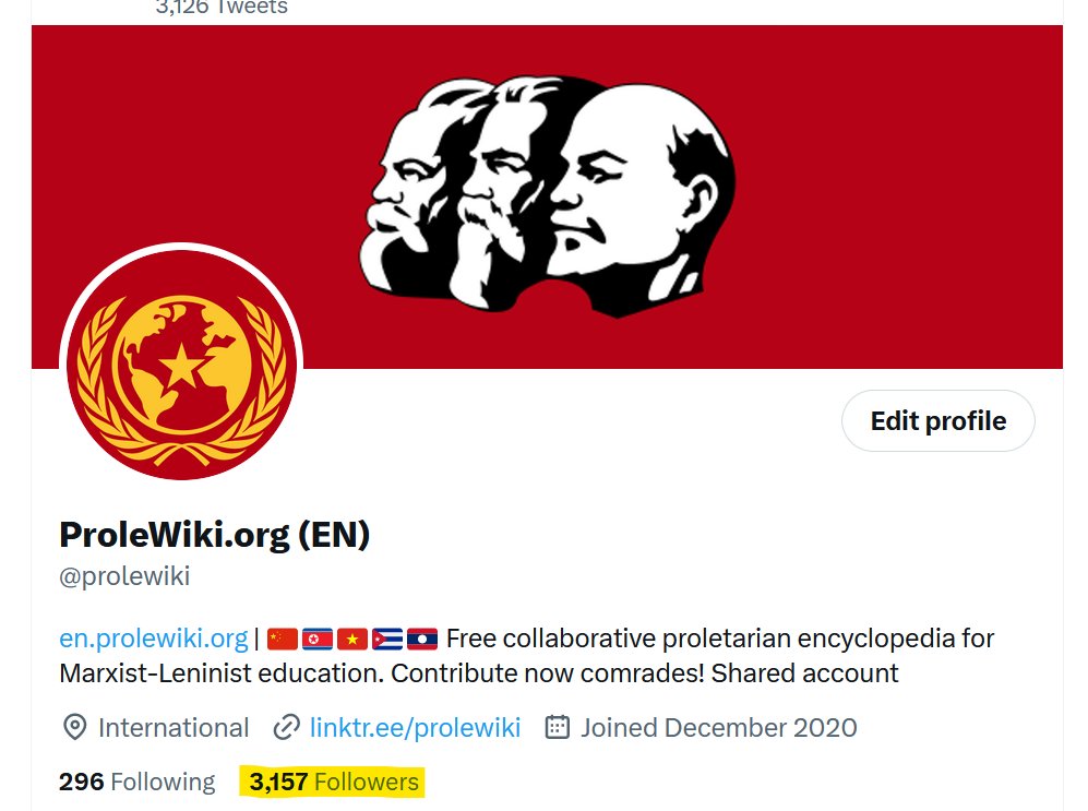 Prolewiki Org En On Twitter We Just Want To Give A Huge Thanks To