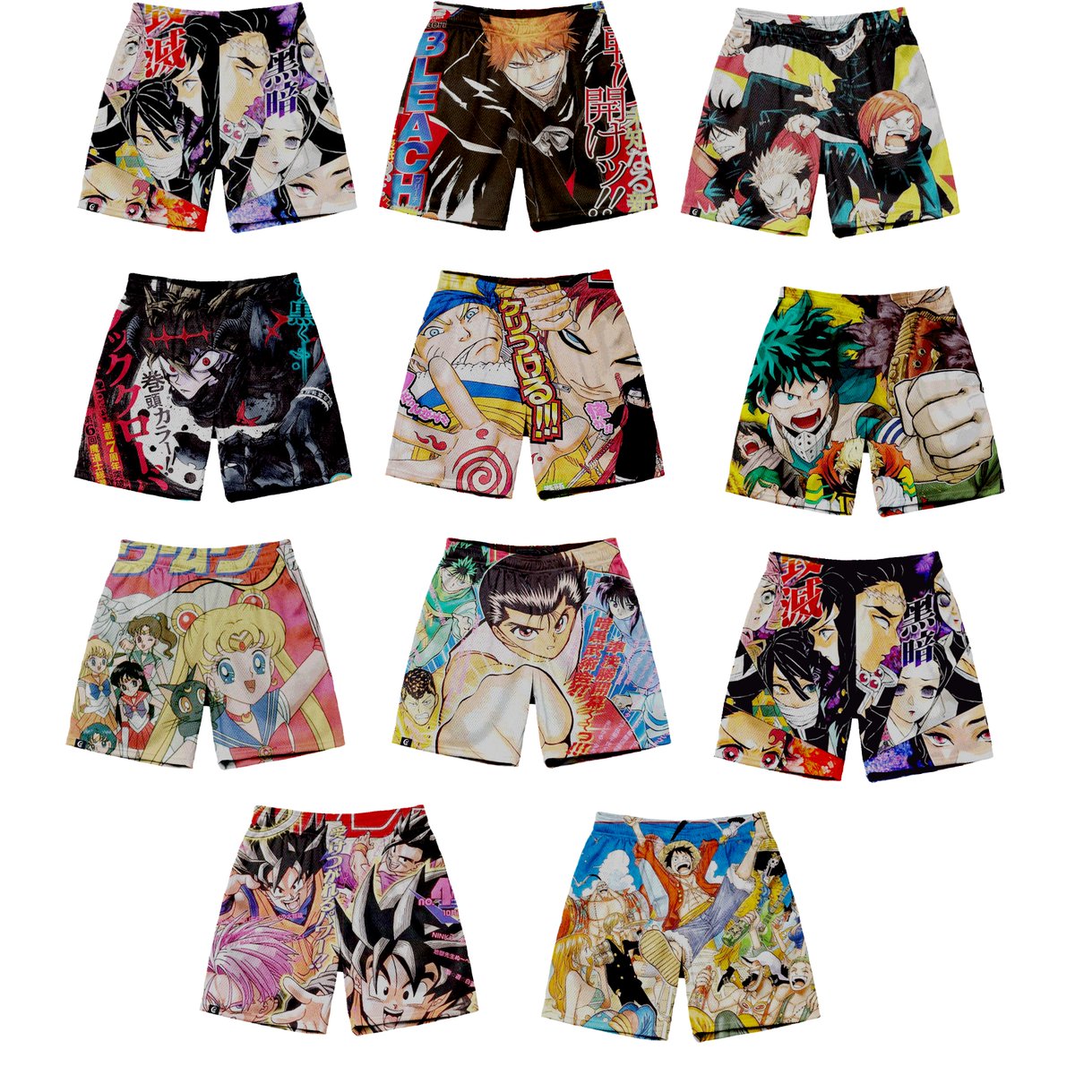 SoulKingLives's tweet photo. June 10th the anime shorts will be available.
Buy one get one 50% off!   

Don't forget the Vixen and Spawn shirts drop too! https://t.co/QdDB0qswRG