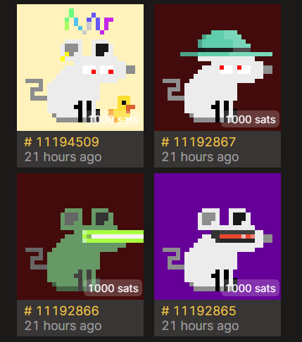 ofc i had to buy some <a href="/ratsonchain/">OrdiRats</a> #bitcoin #Ordinals