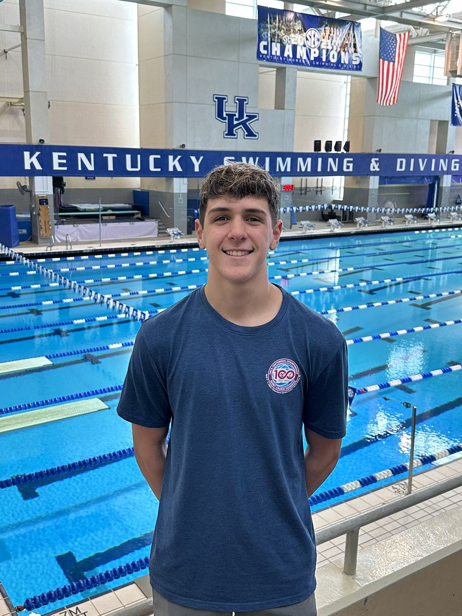 Thank you for a great week at <a href="/UKSwimDive/">Kentucky Swim & Dive</a> swim camp!  I learned a lot and had a fun time!  <a href="/JPLieberman/">Jordan Lieberman</a> <a href="/CoachScottStern/">Scott Stern</a> <a href="/LeviSandidge/">Levi Sandidge</a> <a href="/Riley_Gaines_/">Riley Gaines</a> Go Big Blue!