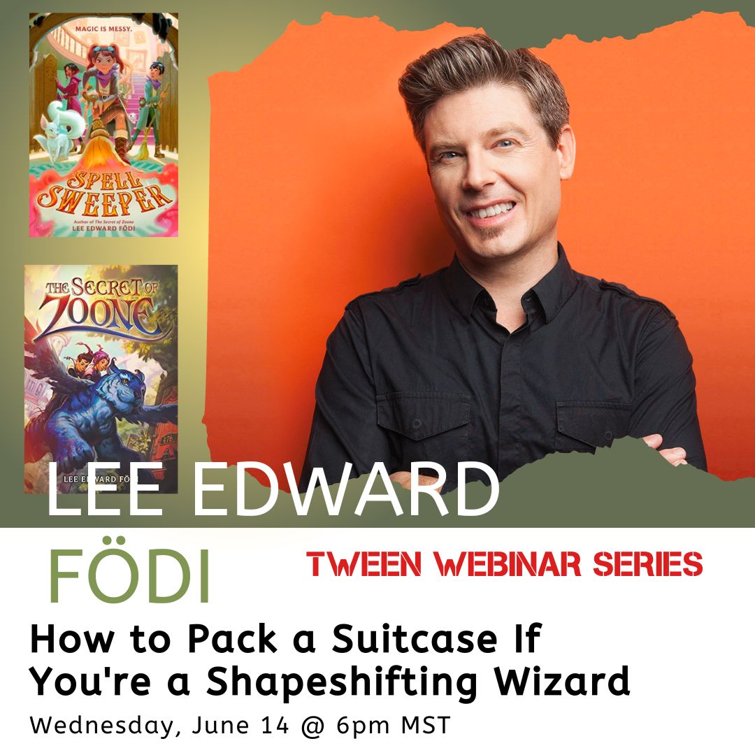 So thrilled to present MG Author and educator extraordinaire, <a href="/leefodi/">Lee Edward Födi</a> to inspire and teach our young writers!

Join us for the free webinar, Wednesday, June 14 at 6 MST, 8 EST! Register today.

zoom.us/webinar/regist…