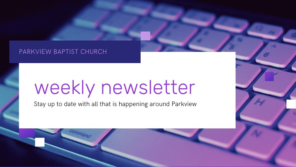 pbclc's tweet photo. Parkview Weekly Connection
https://t.co/VHFEhL9kLJ
https://t.co/D1z8DzHF1j https://t.co/er4DZacOt3