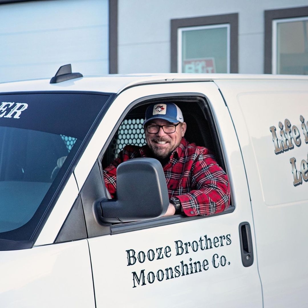 Have you ever seen someone so happy to drive a van? 

I guess it helps if that van is stocked up with moonshine to bring to the people - have you seen us crusin' around town?

#reddeer #boozecruise #distillerylife #alberta