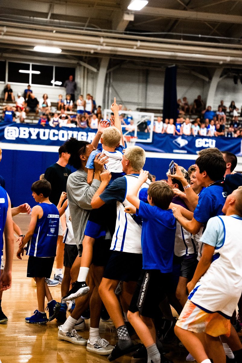 BYUMBB's tweet photo. hoopin’ with future cougs >>>> https://t.co/2FlwgYc3Yo