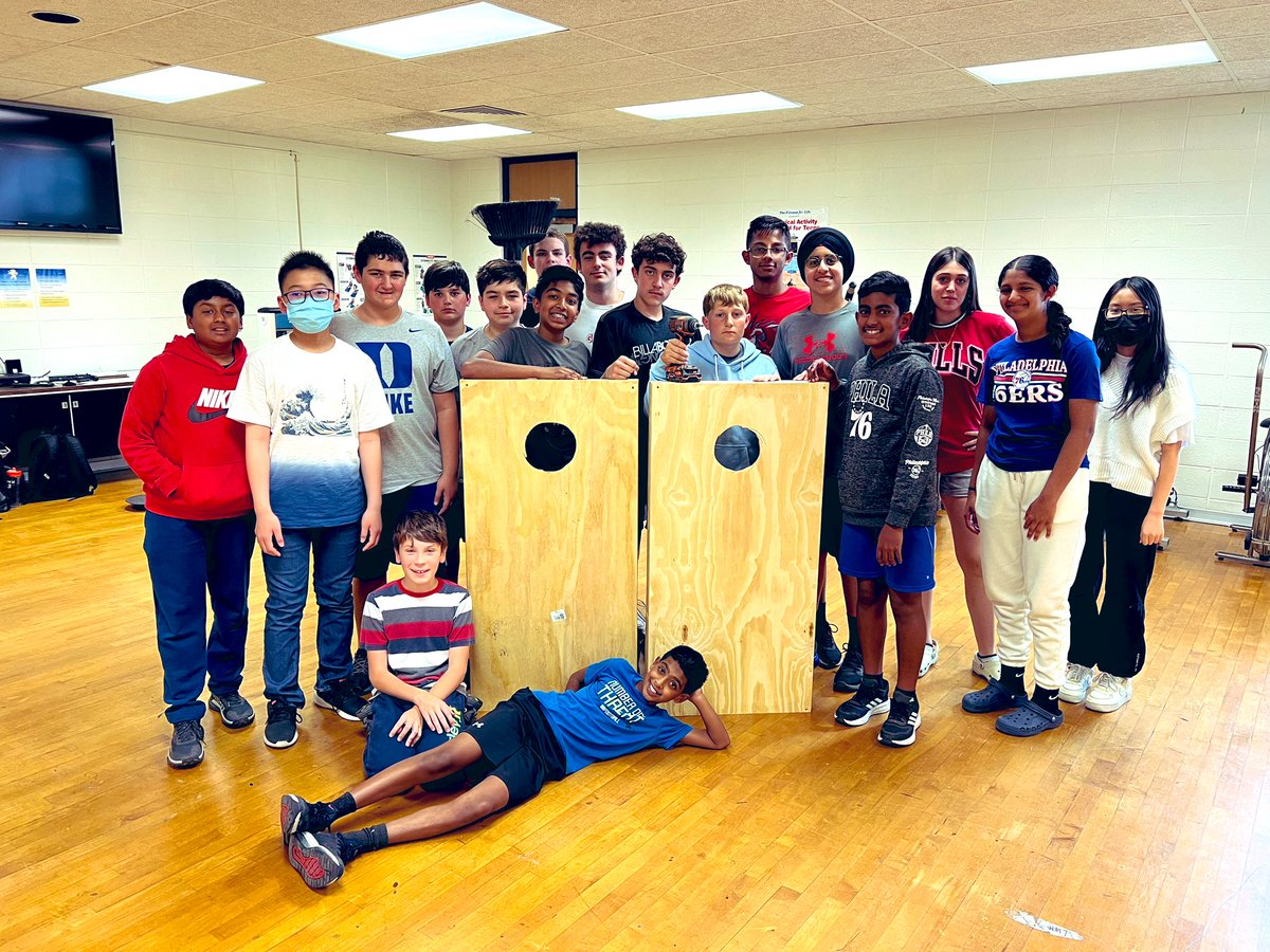 A fun project for the last advisory day of the school year - our own cornhole boards 👍🏻This group did a great job this semester and definitely learned some everyday skills that will help them live more independently! 🔨🪚Countdown til summer continues..one week left! <a href="/LMTSD_MAS/">Murray Avenue School</a>