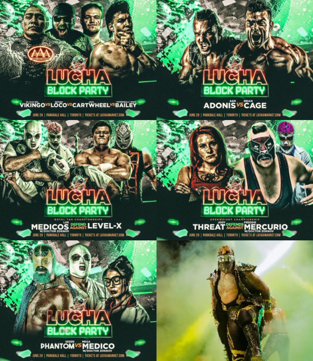@EdieFranknstien @DemandLucha If you’ve never watched Demand Lucha, this is their next show!

You can catch one of their streams on @indiewrestling if you’re not in the Toronto area.