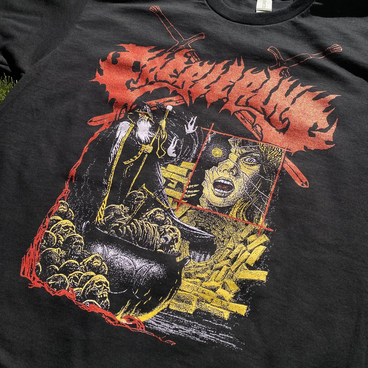 Wild one for <a href="/FaerieRingBand/">Faerie Ring</a> 

Available tomorrow at their show with Pallbearer