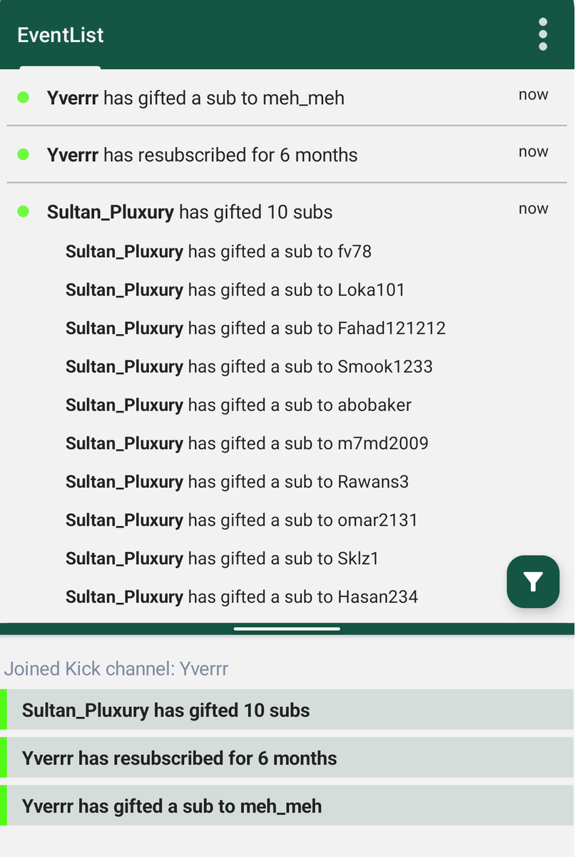 streamomation's tweet photo. Stream buddy v2.1.010 is released on the Play store. Biggest update is added support for @kick subscriptions! https://t.co/WMnmGxIFED