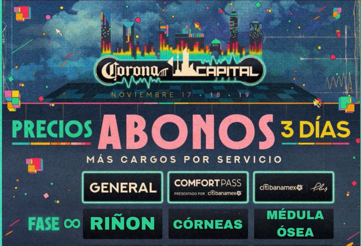 Eryk_Vazquez_'s tweet photo. Ya elevaron el nivel! 😱😂🤣 #CoronaCapital23 https://t.co/FS2QnsKFxf