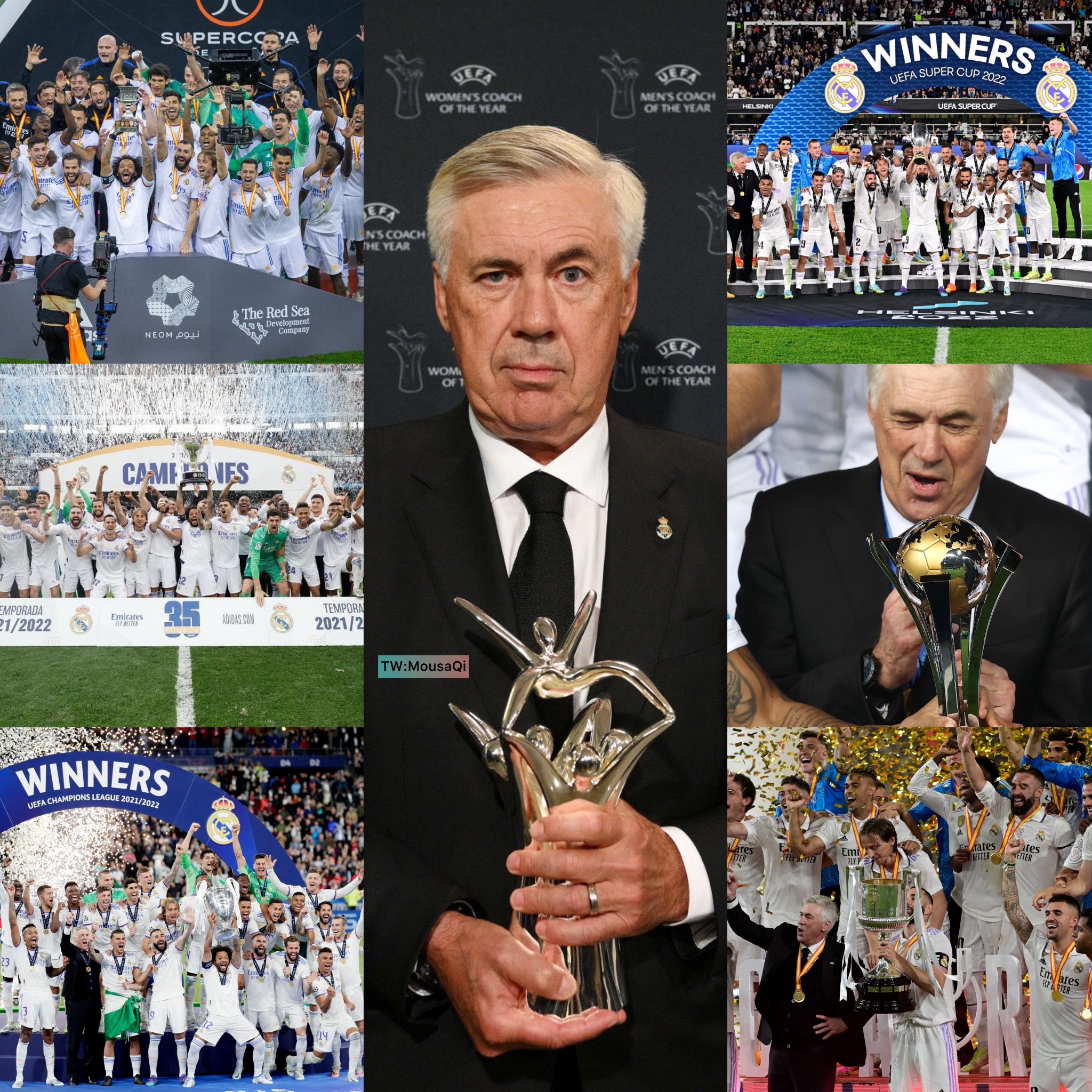 Don Carlo Ancelotti turns 64 today , Happy birthday to the GOAT    