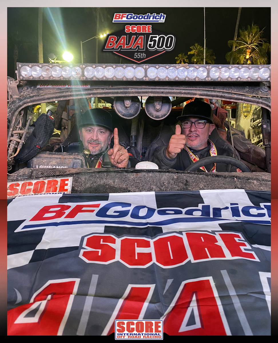 Eli Yee and the No.511 team took home the SCORE Class 5 win at the @BFGoodrichTires  55th SCORE Baja 500.
@BajaJerky @Ford @VP_Racing_Fuels @PolarisRZR @OptimaBatteries @ruggedradios @kingshocks #baja500 #bajacalifornia