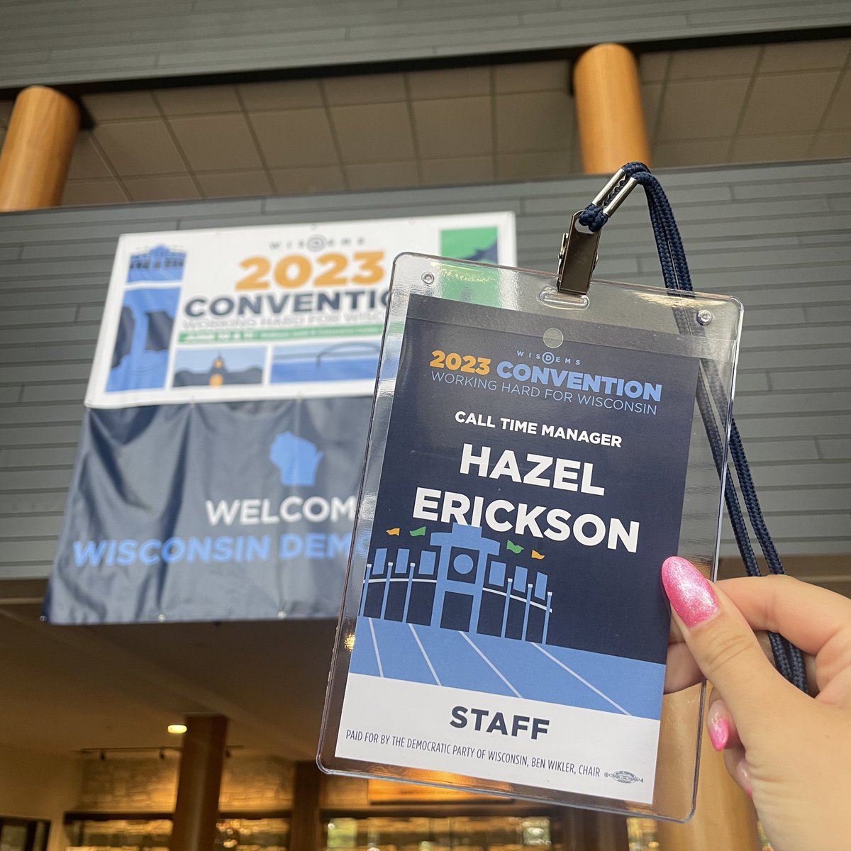 It’s the most wonderful time of the year…. @WisDems Convention weekend!!!! 🐄💙 #WisDems2023