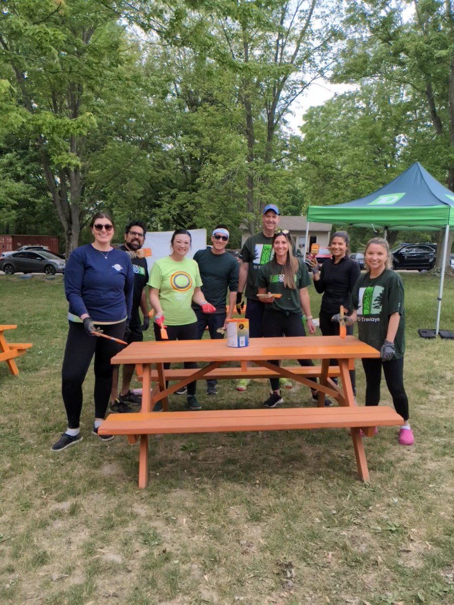 What a fantastic afternoon! My team and I were honoured to be part of the <a href="/TD_Canada/">TD (Canada)</a> volunteers who worked together to prepare Stevenson Children's Camp.  A big thank you to <a href="/unitedwayemca/">United Way Elgin Middlesex</a> for hosting the #DayofCaring! We cannot wait to participate in the next volunteer event.