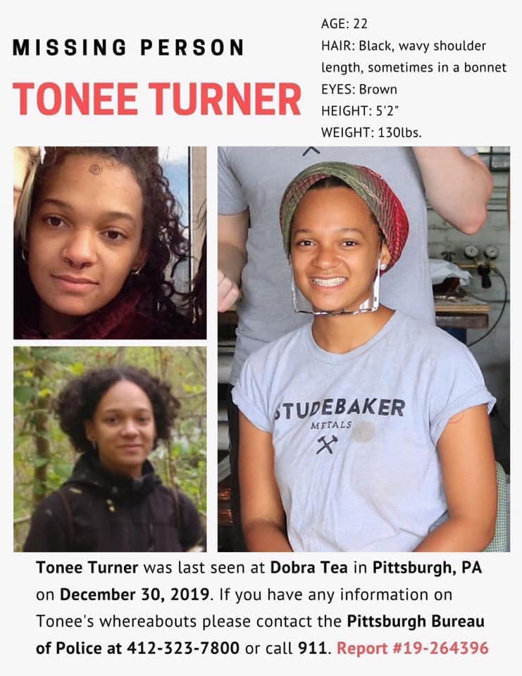 Tomorrow, June 10th, is Tonee Turner 's birthday. I've never met her, but she went missing from my neighborhood, and Pittsburghers are supposed to take  care of our neighbors.share, tag your fav true crime creator&amp; lets find her before her next birthday #pittsburgh #toneeturner