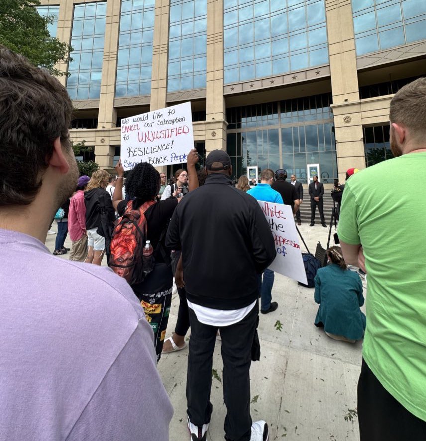 this is a call to come to the aurora municipal center

apd has confirmed that Jor’Dell did not have a gun. he was surrendering when he was shot. he was a child, with a toy.

apd is stalling, thinking that we’ll leave. they don’t think we’ll wait. but we will.